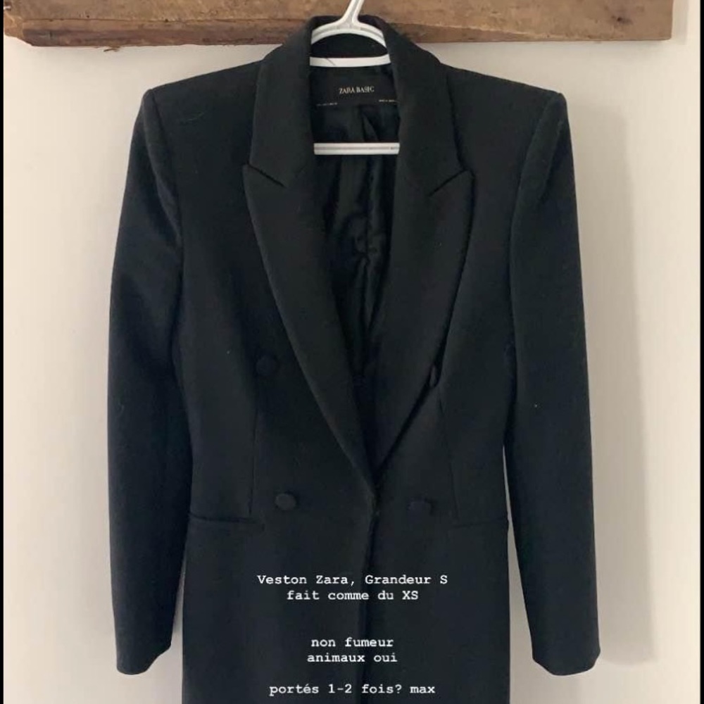 Zara blazer with shoulder pads